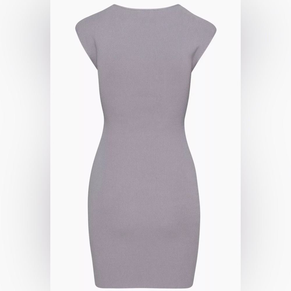 NWT Aritizia X Wilfred Free Cut-out Knit Mini Dress - Picture 3 of 6
